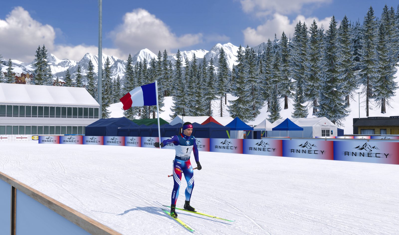 A flag finish at Annecy: a leader with a big gap takes their country's flag